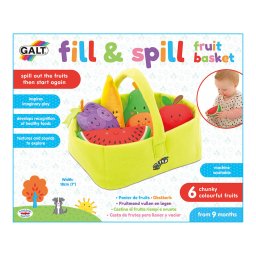 Jucarie GALT Cos Cu Fructe Pentru Bebelusi Fill and Spill 1005410