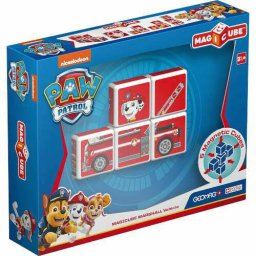 Set Constructie Magnetic Geomag Magicube Paw Patrol Pompierul Marshall 2 Ani+
