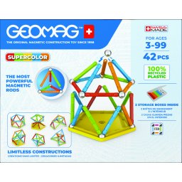 Geomag Set De Constructie 383 Super Color 42 Piese 3 Ani+