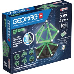 Set de Constructie Magnetic Geomag 329 Glow 42 Piese 3 Ani+