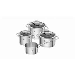 Set Zwilling 3 Oale + 1 Cratita Otel Inoxidabil 1.5l 16cm Argintiu