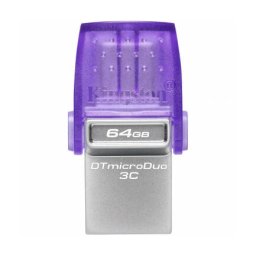 Memorie USB Kingston USB-A 3.2 / USB-C microDuo 3C 64Gb