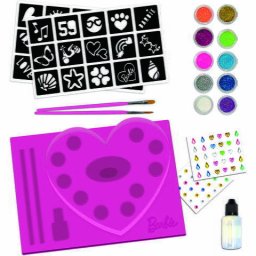 Set De Tatuaje LISCIANI Cu Sclipici Barbie 6ani+ Multicolor
