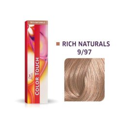 Vopsea Semipermanenta Wella Professionals Color Touch 9/97 Blond Luminos Perlat Castaniu 60ml