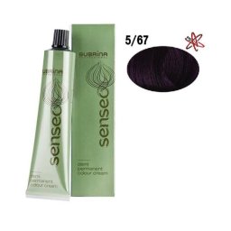 Vopsea Demipermanenta Subrina Professional Senseo 5/67 Castaniu Deschis Beaujolais 60ml