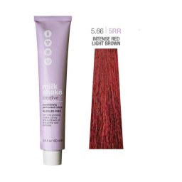 Vopsea Permanenta Milk Shake Creative 5.665RR Castaniu Deschis Rosu Intens 100ml