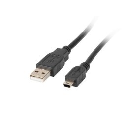 Cablu Lanberg 2.0 MINI AM-BM5P 1.8m Negru