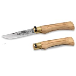 Briceag Old Bear Classic Lemn Maslin 90mm Maro