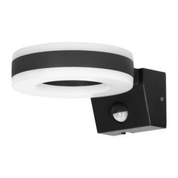 Aplica Gradina ADVITI HOWLIT AD-OP-6205BLPMR4 20W LED SMD 1800lm IP65 4000K senzor De Miscare Si Crepuscular Detectie 140 Â° Negru