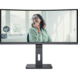 Monitor LED Curbat AOC CU34P3CV 34 inch UWQHD VA 4ms 100Hz Black