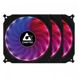 Kit Chieftec x3 CF-3012-RGB 120mm RGB Negru