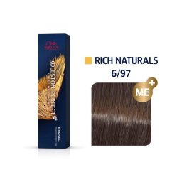 Vopsea Permanenta Wella Professionals Koleston Perfect 6/97 Blond Inchis Perlat Castaniu 60ml