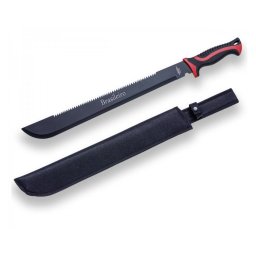 Maceta Joker Brasileiro Lama Inoxidabila 46cm Dinti Ferastrau Husa Negru