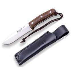 Cutit Joker Nomad Lama Otel Inox Maner Micarta Teaca Piele Maro