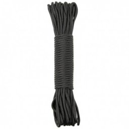 Cordelina MFH Parasuta Lungime 15m Nylon Negru