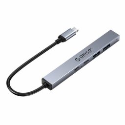 Hub USB Orico BC1-5CP 2x USB 2.0 2x USB-C 0.15m Gri