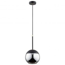 Corp Iluminat Suspendat ADVITI E14 Maxim 60W Metal/Sticla Negru