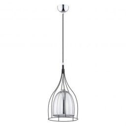 Corp Iluminat Suspendat ADVITI E27 Maxim 60W Metal Negru