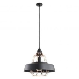 Corp Iluminat Suspendat ADVITI E27 Maxim 60W Metal Negru