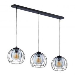 Corp Iluminat Suspendat ADVITI E27 Maxim 3x15W Metal/Plastic Negru