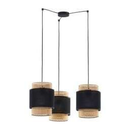 Corp Iluminat Suspendat ADVITI E27 Maxim 3x 60W Metal/Plastic Negru