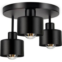 Lustra Suspendata ADVITI 3x E27 Maxim 60W Metal IP20 Negru