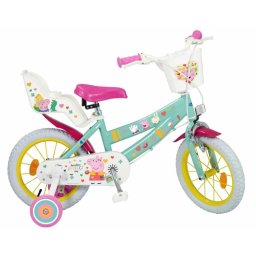 Bicicleta Copii TOIMSA 14inch Peppa Pig 1498 Verde