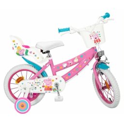 Bicicleta Copii TOIMSA 14inch Peppa Pig 1495 Roz