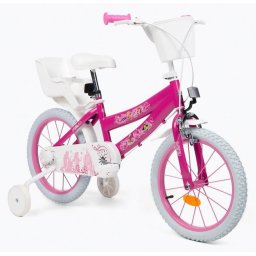 Bicicleta Copii HUFFY 16inch 21851W Princess Roz/Alb
