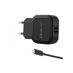 Incarcator Retea Qoltec Laptop Telefoane Smartwatchs Tablete Universal AC DC Indoor Negru