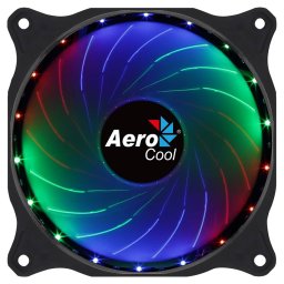 Ventilator Carcasa Aerocool Cosmo 120mmLED RGB Molex Negru