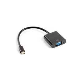 Adaptor Lanberg AD-0006-BK 0.2m VGA (D-Sub) - Mini DisplayPort Negru