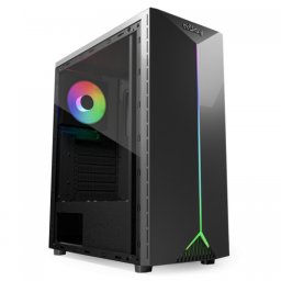 Carcasa nJoy PC Anil Fara Sursa ATX mATX Negru