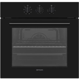 Cuptor Electric Pyramis 60IN 9001 Black Glass Clasa A 69l Grill Negru