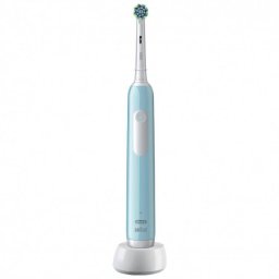 Periuta de Dinti Electrica Oral-B Pro 1 Caribbean Blue Cross Action