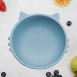 Bol din Silicon APPEKIDS Kitty I Aqua Blue