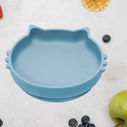 Bol din Silicon APPEKIDS Kitty II Aqua Blue