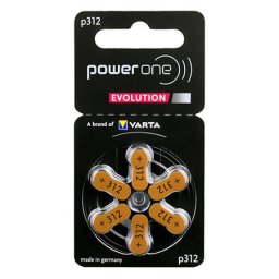 SET BATERII AUDITIVE POWER ONE EVOLUTION 312 Generic VARTA