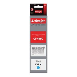 Cartus Inkjet ActiveJet AC-G490C Canon GI-490C Supreme 70ml Cyan