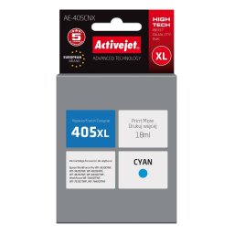 Cartus Inkjet ActiveJet AE-405CNX Epson 405XL C13T05H24010 Supreme 18ml Cyan