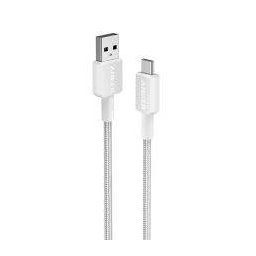 Cablu Anker 322 USB-C la USB-A 1.8 Metri Alb