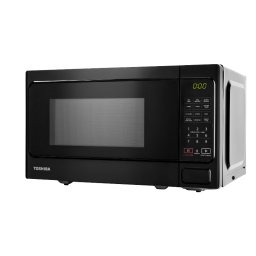 Cuptor Electric Toshiba MM-EM20PBK 20l 800W Control Digital Timer Afisare Ceas Iluminare LED Functie Blocare Copii Negru