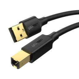 Cablu UGREEN de Imprimanta Usb 2.0 AM to BM 1.5m Negru