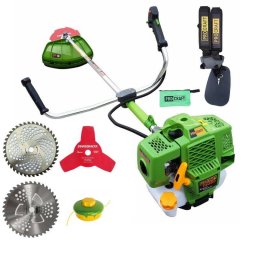 Motocoasa Benzina ProCraft T4350 Sistem Blocare Disc 4350W 4 Sisteme Taiere Verde