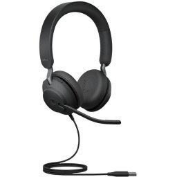 Casti Office/Call Center cu Microfon Jabra Evolve2 40 SE MS Stereo USB-A Negru