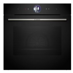 Cuptor Incorporabil Bosch HRG7361B1 Electric 71L Multifunctional 20 Functii Added Steam Autocuratare EcoClean Direct Grill Air Fry Home Connect Clasa A+ Negru