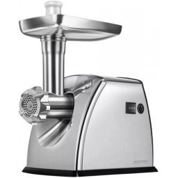 Masina de Tocat MPM MMM-07M 1800W Lama din otel inoxidabil Functie REVERSE 3 site de taiere Accesoriu carnati Gri