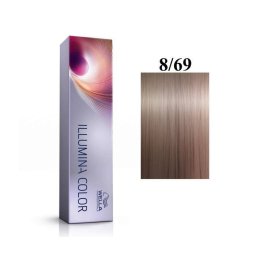 Vopsea Permanenta Wella Professionals Illumina Color 8/69 Blond Deschis Perlat Violet 60ml