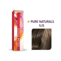 Vopsea Permanenta Wella Professionals Color Touch 5/0 Castaniu Deschis 60ml