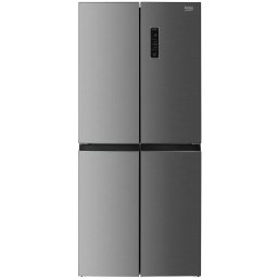 Combina Frigorifica Beko GNO46623XPN 4 Usi Tehnologie racire NoFrost 466l Clasa D Iluminare LED Metal look